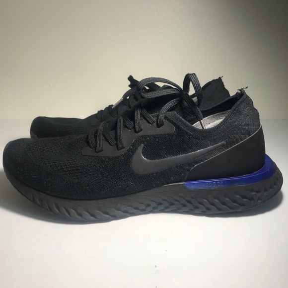 nike epic react black racer blue